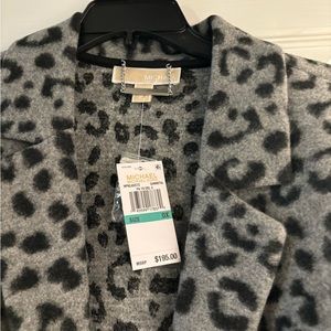 Michael Kors Leopard Print Coat